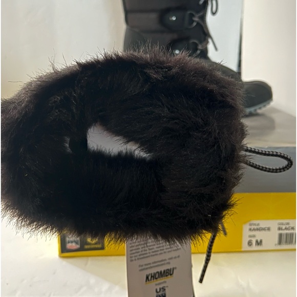 Khombu Women's Kandice Tall Lace-Up Faux Fur Winter Snow Boot size 6 M - Picture 5 of 11